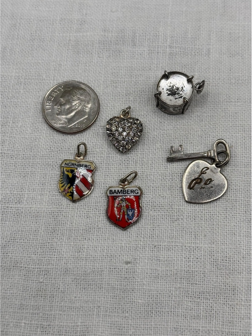 Vintage Sterling Silver Charms